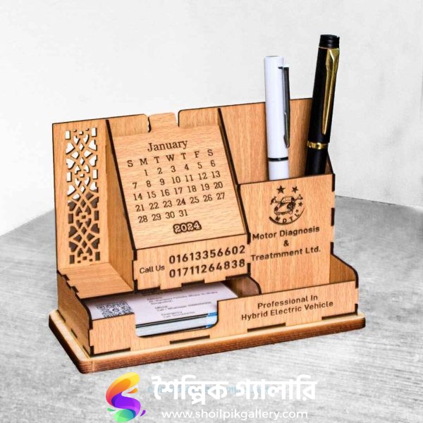 Wooden Desk Calendar